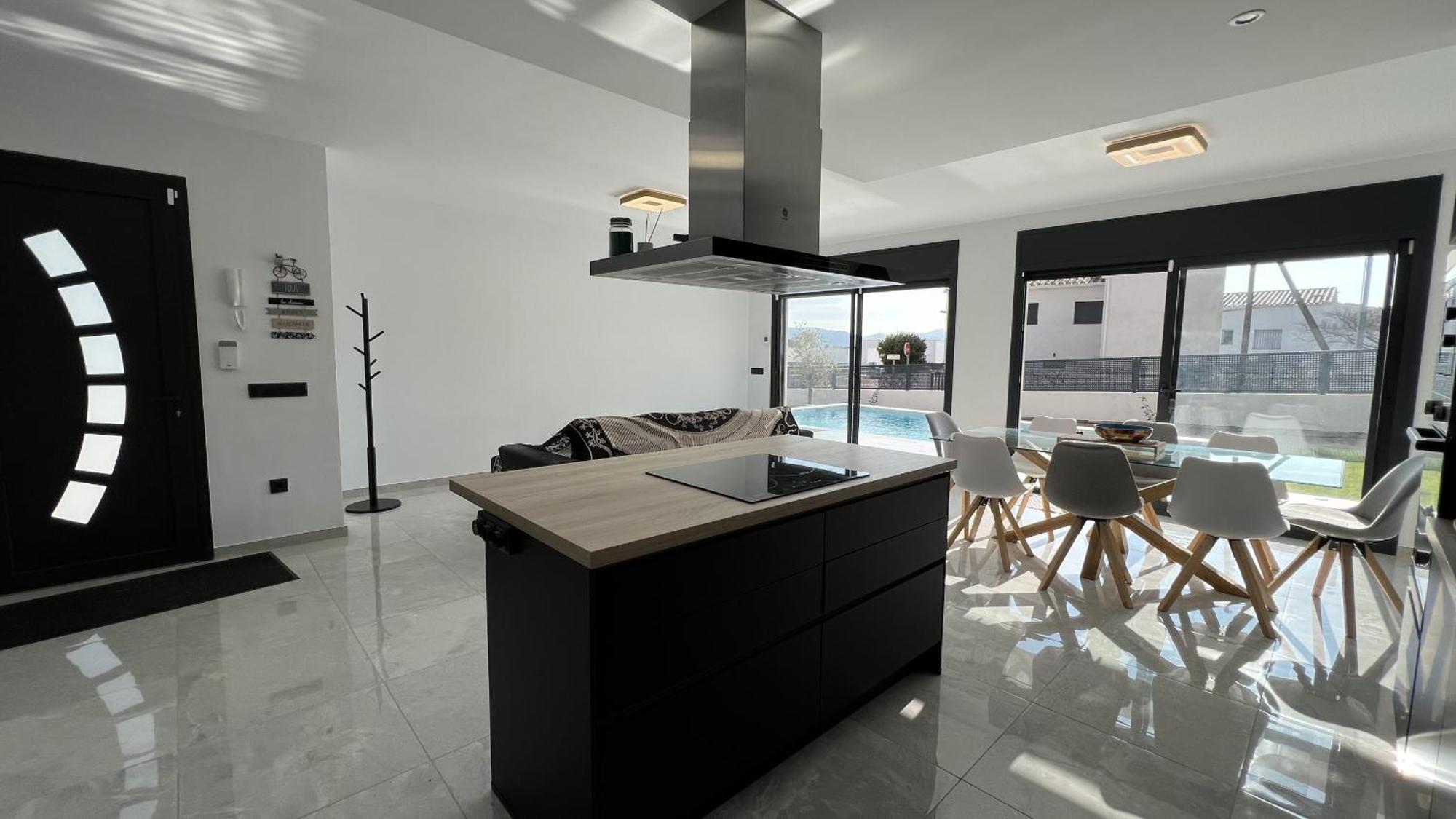 Casa Moderna Roses Con Piscina Y Jardin Mas Bosca, Roses Villa Palau Saverdera Екстериор снимка
