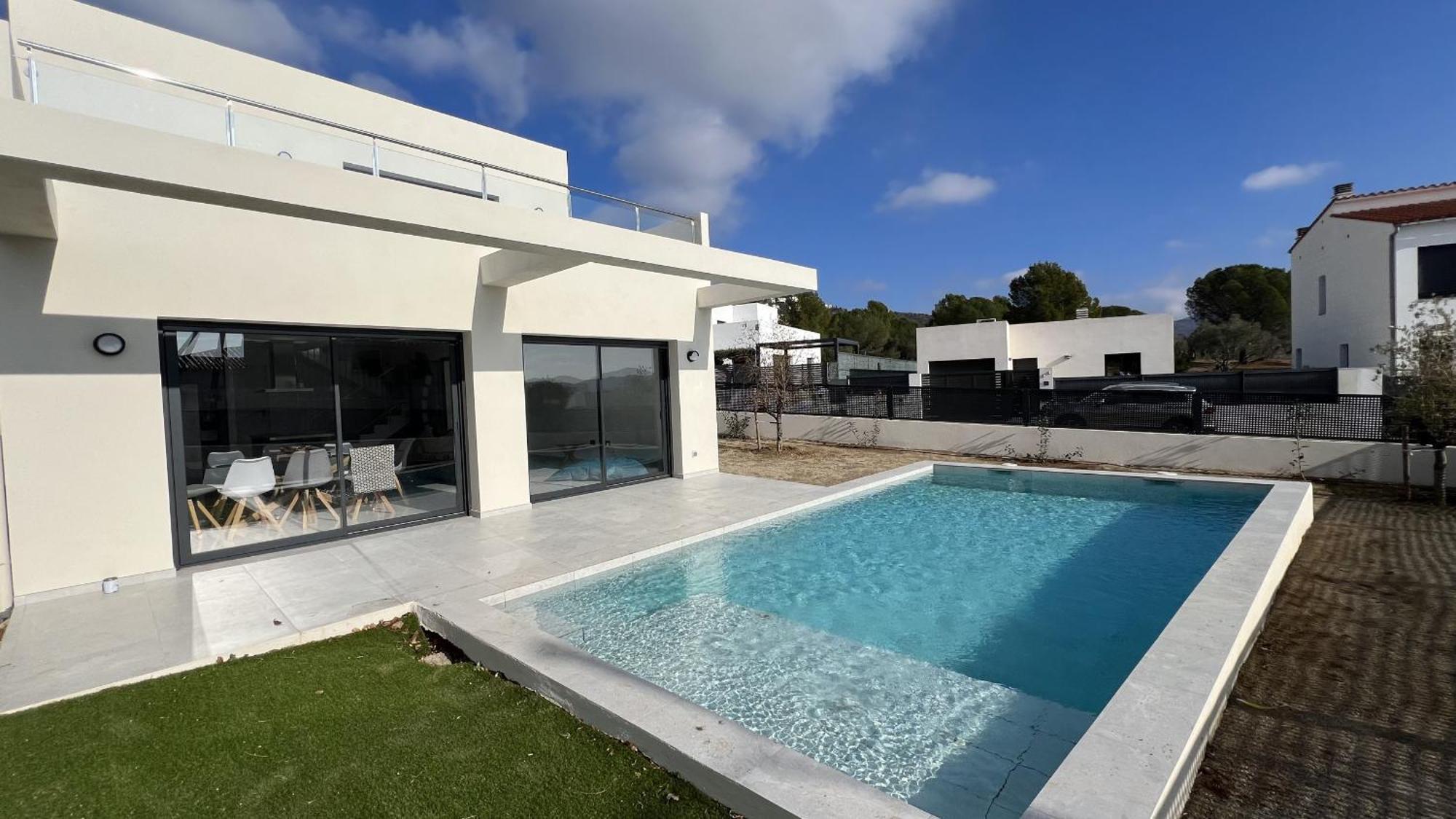 Casa Moderna Roses Con Piscina Y Jardin Mas Bosca, Roses Villa Palau Saverdera Екстериор снимка